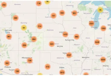 All Species Directory map